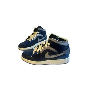 Nike Air Jordan 1 Mid (GS) Shoes Youth Sz 5Y Women’s Sz 6.5 Blue DX2193-400